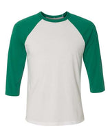 Bella + Canvas 3200 Unisex Three-Quarter Sleeve Baseball Tee