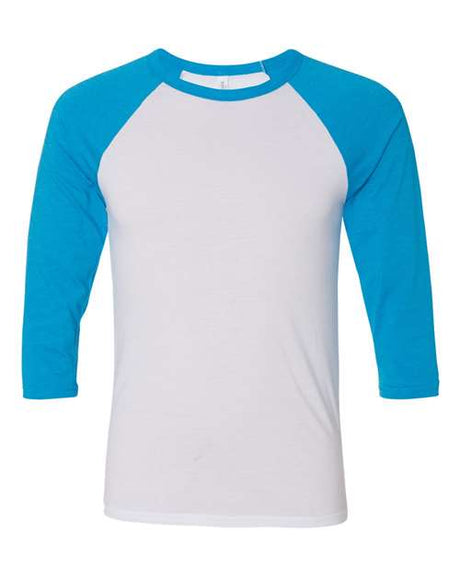 BELLA + CANVAS Unisex Three-Quarter Sleeve Baseball Tee - BELLA + CANVAS 3200