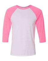 BELLA + CANVAS Unisex Three-Quarter Sleeve Baseball Tee - BELLA + CANVAS 3200