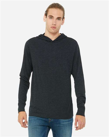BELLA + CANVAS Unisex Jersey Hooded Long Sleeve Tee - BELLA + CANVAS 3512