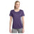 Ladies Heather Contender Scoop Neck Tee DRI-EQUIP X-Small Purple Heather