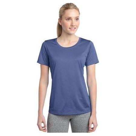 Ladies Heather Contender Scoop Neck Tee DRI-EQUIP X-Small True Royal Heather