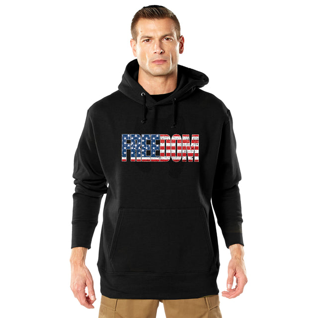 Rothco Freedom US Flag Hoodie Black Size XL