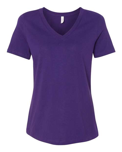 BELLA + CANVAS Women’s Relaxed Jersey V-Neck Tee - BELLA + CANVAS 6405 BELLA + CANVAS