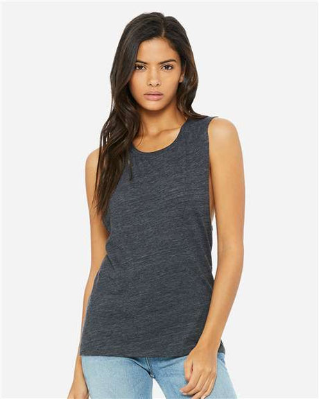 BELLA + CANVAS Women's Flowy Scoop Muscle Tank - BELLA + CANVAS 8803