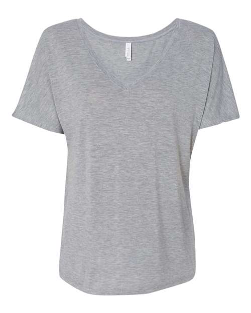 BELLA + CANVAS Women’s Slouchy V-Neck Tee - BELLA + CANVAS 8815 BELLA + CANVAS Athletic Heather S