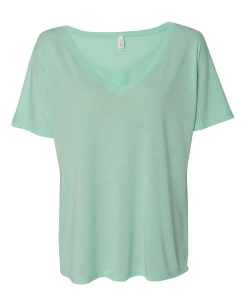 BELLA + CANVAS Women’s Slouchy V-Neck Tee - BELLA + CANVAS 8815 BELLA + CANVAS Mint S