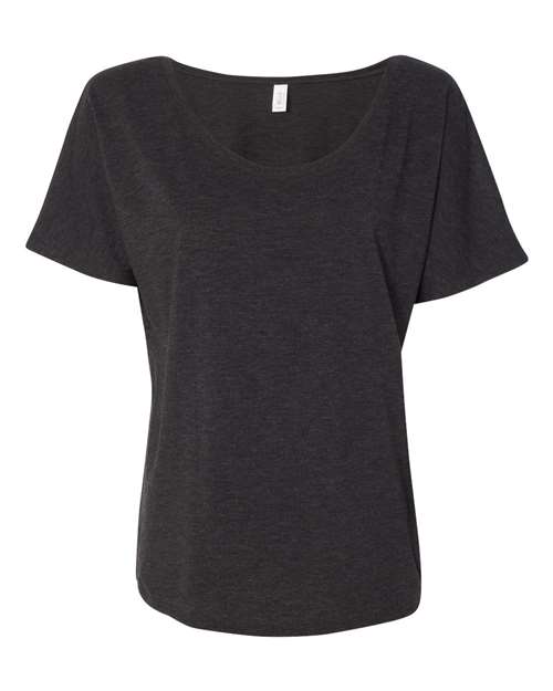 BELLA + CANVAS Women’s Slouchy Tee - BELLA + CANVAS 8816 BELLA + CANVAS Charcoal Black Triblend S