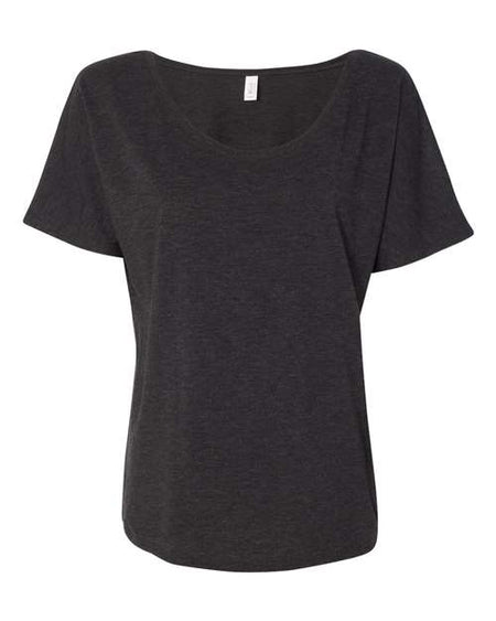 BELLA + CANVAS Women’s Slouchy Tee - BELLA + CANVAS 8816 BELLA + CANVAS Charcoal Black Triblend S