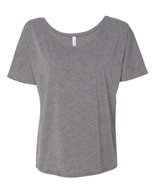 BELLA + CANVAS Women’s Slouchy Tee - BELLA + CANVAS 8816 BELLA + CANVAS Deep Heather Speckled S