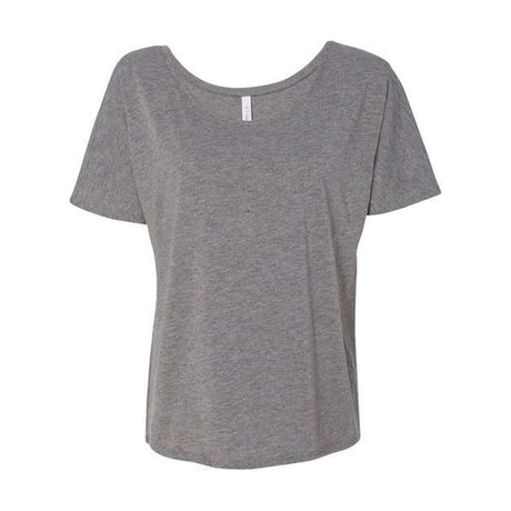BELLA + CANVAS Women’s Slouchy Tee - BELLA + CANVAS 8816 BELLA + CANVAS Deep Heather Speckled S