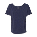 BELLA + CANVAS Women’s Slouchy Tee - BELLA + CANVAS 8816 BELLA + CANVAS Navy Speckled S