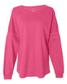 Boxercraft Women's Jersey Pom Pom Long Sleeve T-Shirt - Boxercraft T14