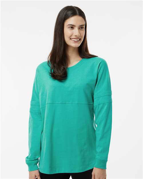 Boxercraft Women's Jersey Pom Pom Long Sleeve T-Shirt - Boxercraft T14