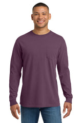 Comfort Colors 4410 Heavyweight Ring Spun Long Sleeve Pocket Tee