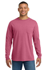 Comfort Colors 4410 Heavyweight Ring Spun Long Sleeve Pocket Tee