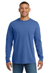 Comfort Colors 4410 Heavyweight Ring Spun Long Sleeve Pocket Tee