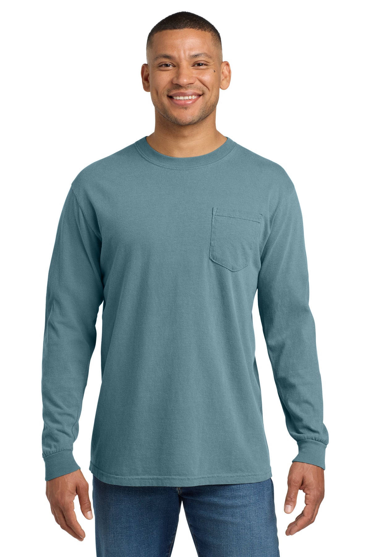 COMFORT COLORS  ®  Heavyweight Ring Spun Long Sleeve Pocket Tee. 4410 - Comfort Colors 4410