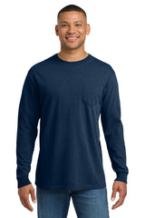 Comfort Colors 4410 Heavyweight Ring Spun Long Sleeve Pocket Tee