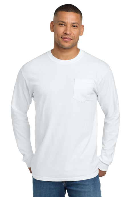 Comfort Colors 4410 Heavyweight Ring Spun Long Sleeve Pocket Tee