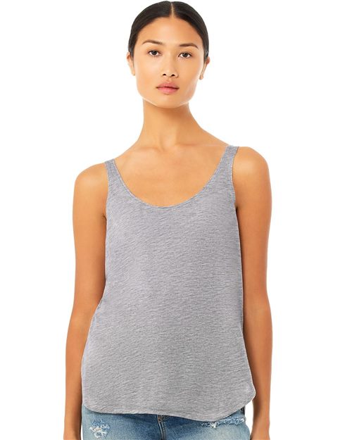 BELLA + CANVAS Women's Flowy Tank with Side Slit - BELLA + CANVAS 8802 BELLA + CANVAS