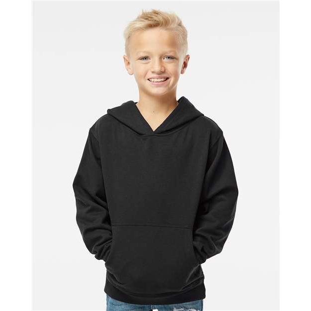 Independent Trading Co. Youth Midweight Hooded Sweatshirt - Independent Trading Co. SS4001Y Independent Trading Co. Black S