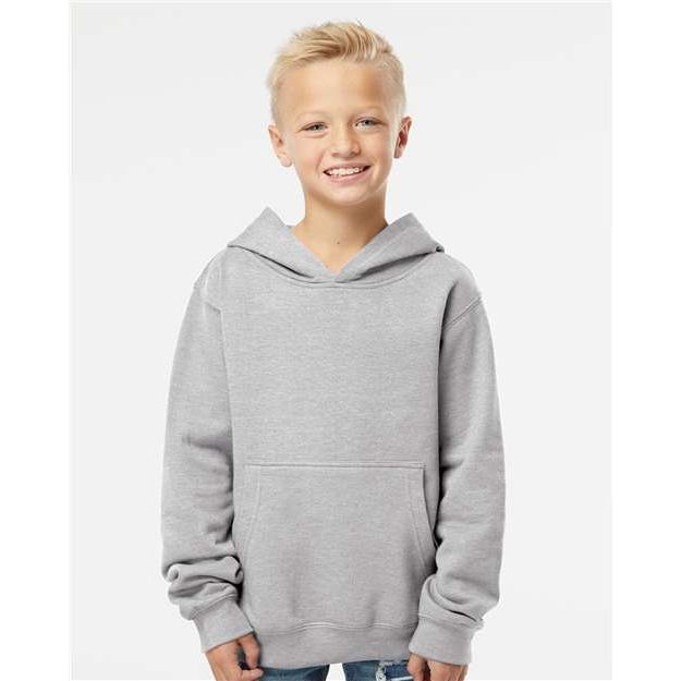 Independent Trading Co. Youth Midweight Hooded Sweatshirt - Independent Trading Co. SS4001Y Independent Trading Co. Grey Heather S