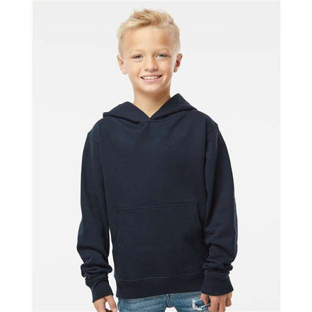 Independent Trading Co. Youth Midweight Hooded Sweatshirt - Independent Trading Co. SS4001Y Independent Trading Co. Classic Navy S