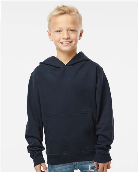 Independent Trading Co. Youth Midweight Hooded Sweatshirt - Independent Trading Co. SS4001Y