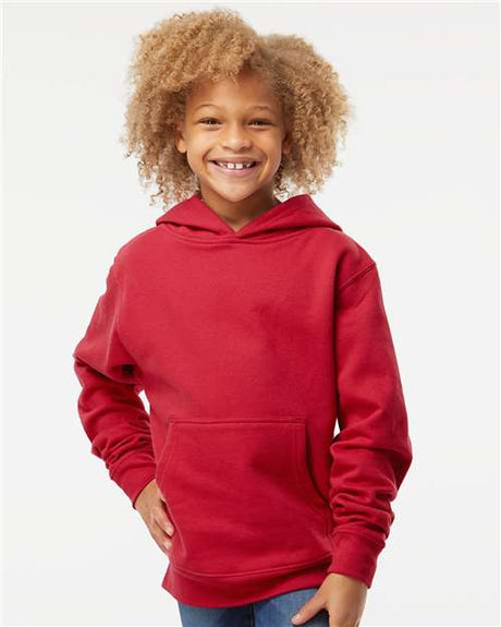 Independent Trading Co. Youth Midweight Hooded Sweatshirt - Independent Trading Co. SS4001Y
