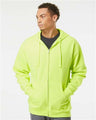 Independent Trading Co. SS4500Z Unisex Midweight Full-Zip Hooded Sweatshirt | Wholesale Full-Zip Hoodie