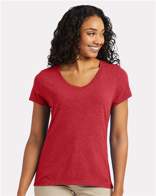 Hanes Women's Perfect-T Triblend V-Neck T-Shirt - Hanes 42VT