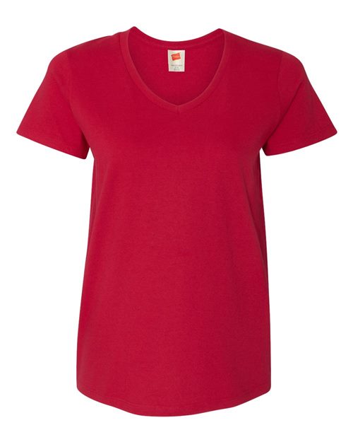 Hanes Essential-T Women’s V-Neck T-Shirt - Hanes 5780