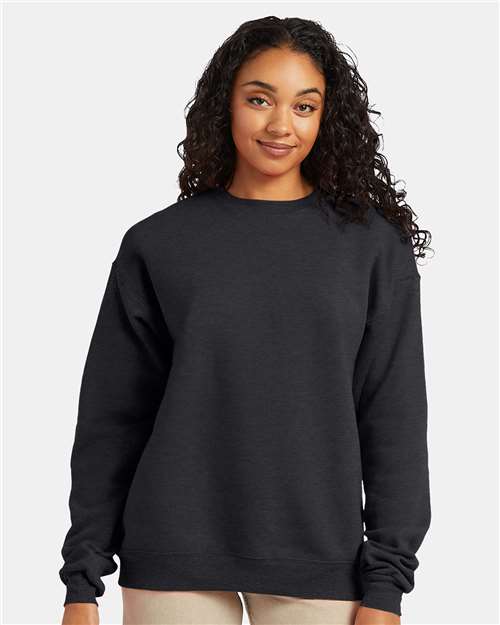 Hanes Ecosmart® Crewneck Sweatshirt - Charcoal Heather - Hanes P160