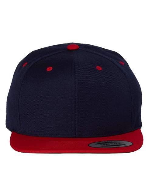 YP Classics Premium Flat Bill Snapback Cap - Yupoong 6089M