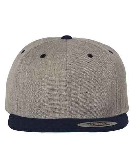 YP Classics Premium Flat Bill Snapback Cap - Yupoong 6089M