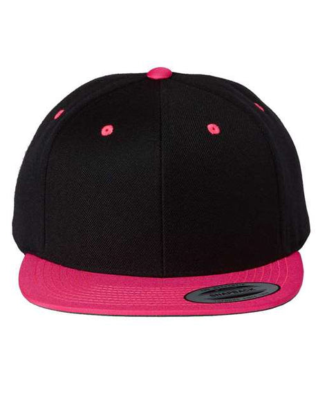 YP Classics Premium Flat Bill Snapback Cap - Yupoong 6089M