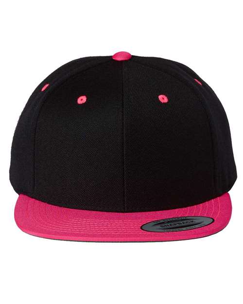 YP Classics Premium Flat Bill Snapback Cap - Yupoong 6089M