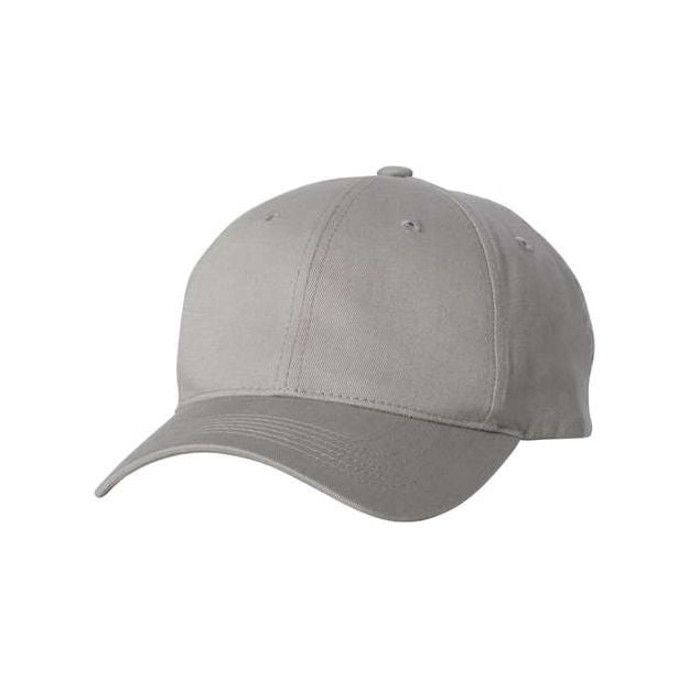 Valucap Youth Small Fit Cotton Twill Cap - Valucap 2260Y Valucap Grey Adjustable