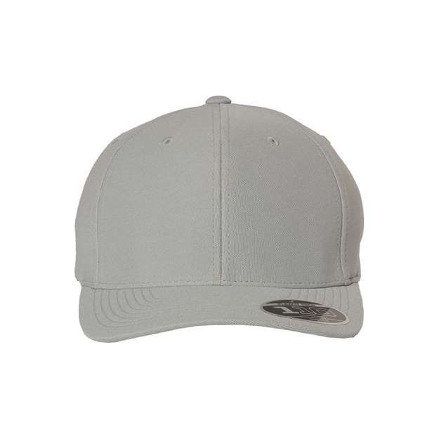 Flexfit 110® Cool & Dry Mini-Piqué Cap - Flexfit 110P Flexfit Silver Adjustable