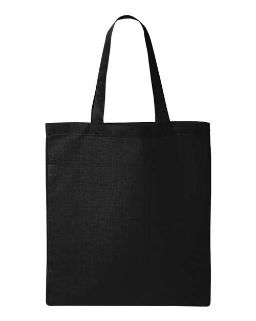 Q-Tees Economical Tote - Q-Tees QTB Q-Tees Black One Size