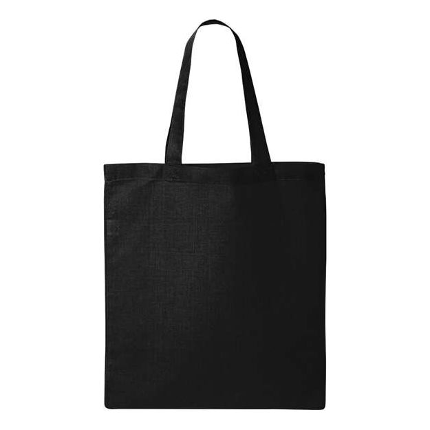 Q-Tees Economical Tote - Q-Tees QTB Q-Tees Black One Size