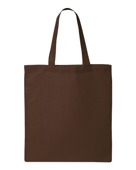 Q-Tees Economical Tote - Q-Tees QTB Q-Tees Chocolate One Size