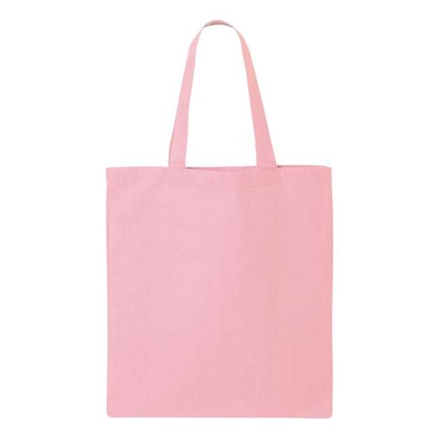 Q-Tees Economical Tote - Q-Tees QTB Q-Tees Light Pink One Size