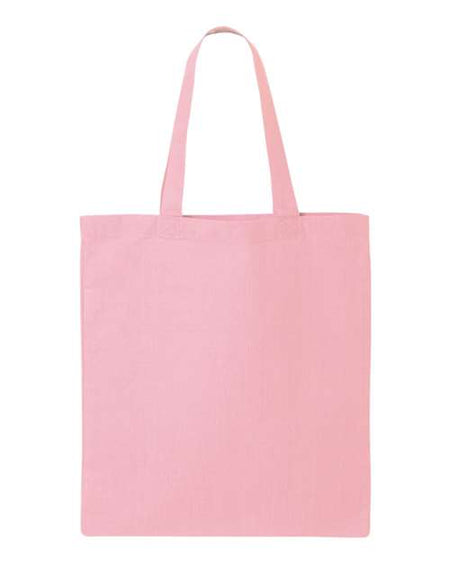 Q-Tees Economical Tote - Q-Tees QTB Q-Tees Light Pink One Size