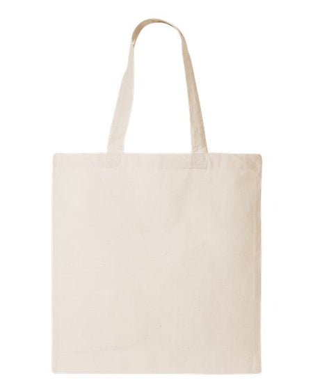 Q-Tees Economical Tote - Q-Tees QTB Q-Tees Natural One Size