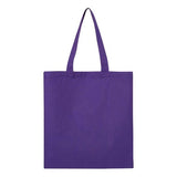 Q-Tees Economical Tote - Q-Tees QTB Q-Tees Purple One Size