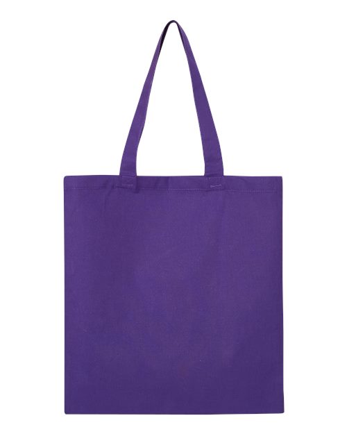 Q-Tees Economical Tote - Q-Tees QTB Q-Tees Purple One Size