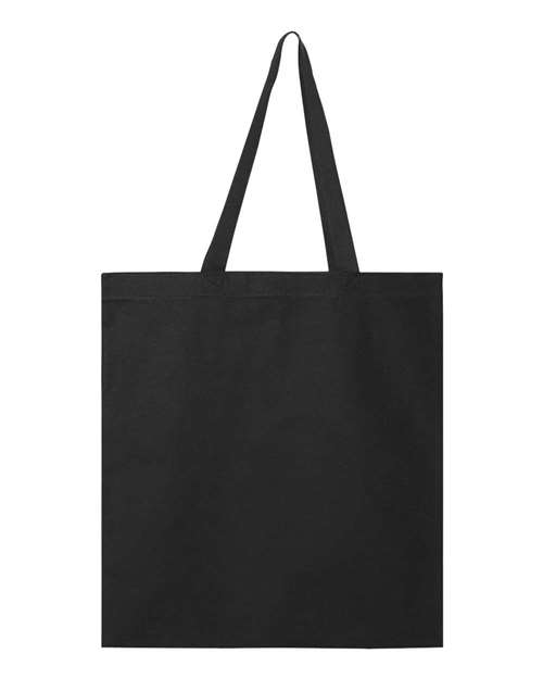 Q-Tees Promotional Tote - Q-Tees Q800 Q-Tees Black One Size