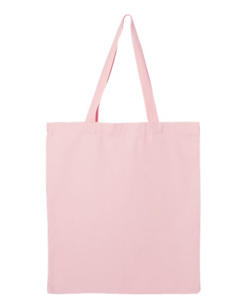 Q-Tees Promotional Tote - Q-Tees Q800 Q-Tees Light Pink One Size